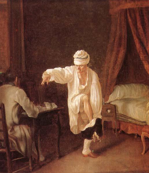 Voltaire's Morning, jean Huber
